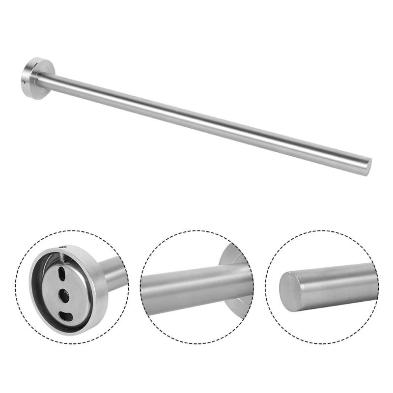 41cm Stainless Steel Towel Rack Towels Holder Bar Rail Hanger for Home Bathroom
