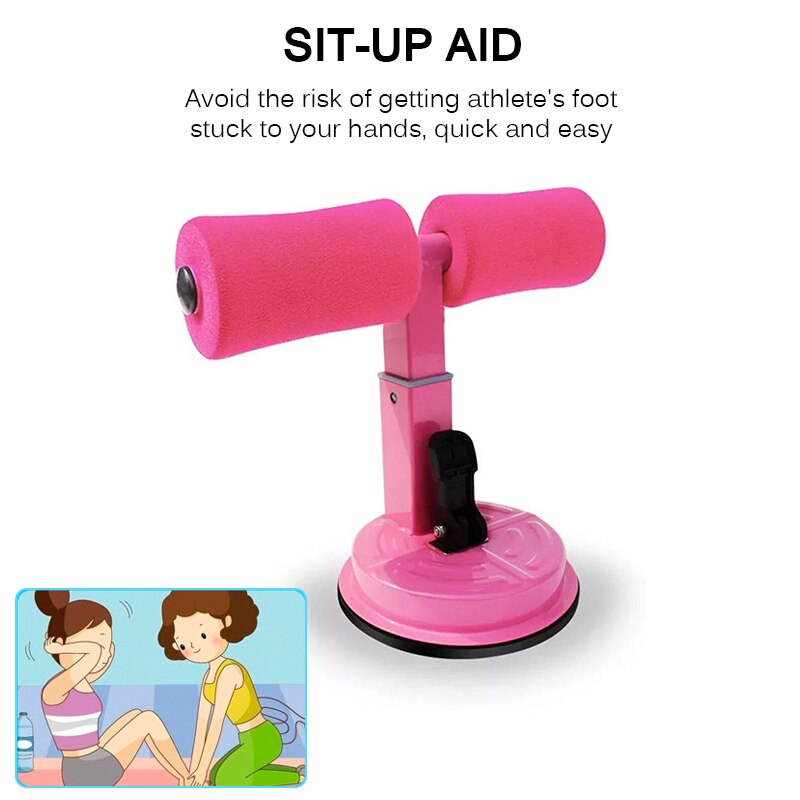Sit Up Assistant Abdominal Core Workout Fitness Adjustable Sit Ups Exercise Equipment Portable Fitness floor exercise stand