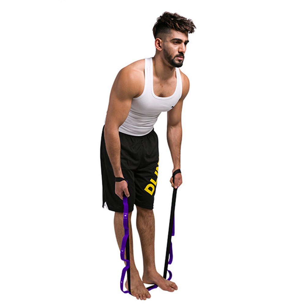 Gym band voor vrouwen mannen Yoga Stretch Out Yoga Band Met 2 M Flexibele Loops Pilates Workouts