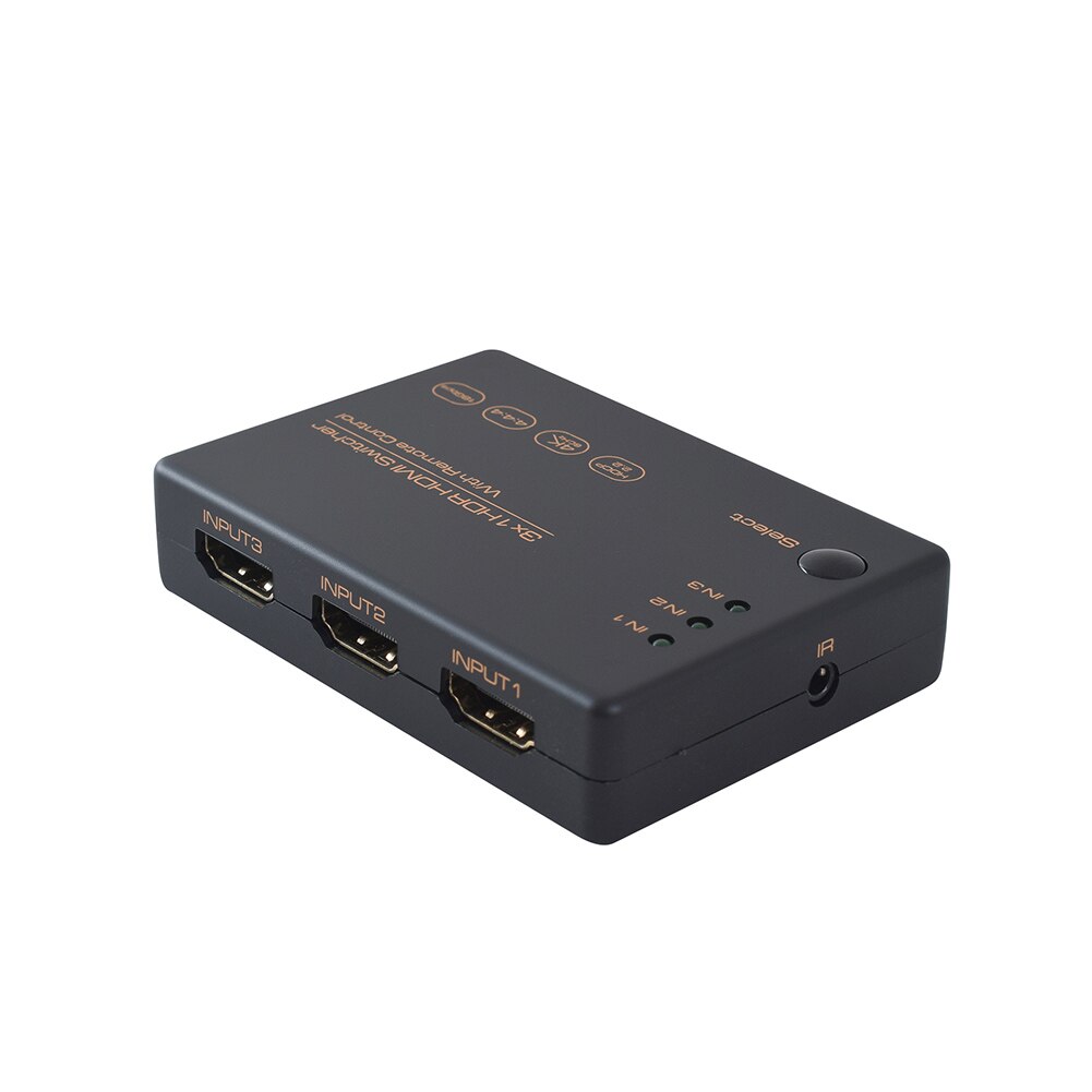 4K HDMI Cable Splitter Video Switcher Adapter HDMI Switcher Splitter Hub Box for DVD HDTV Monitor HDMI Hub Splitter Box