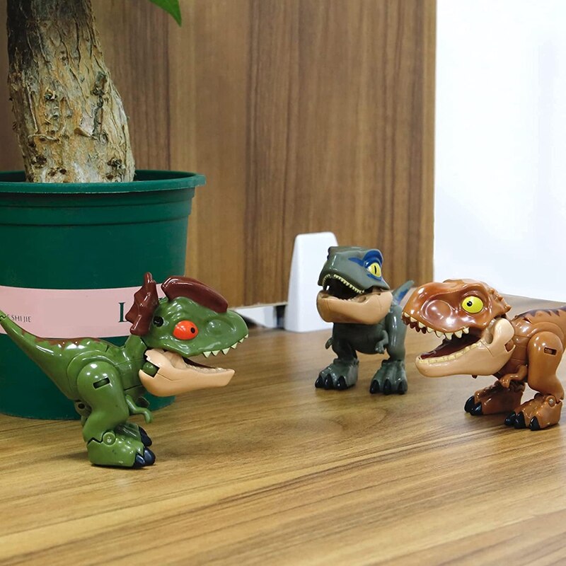 Dinosaurus Speelgoed Met Flexibele Ledematen En Te Openen Mouthand En Manipulator Transforming Dinosaurus Speelgoed Voor Kinderen Beste Cadeau