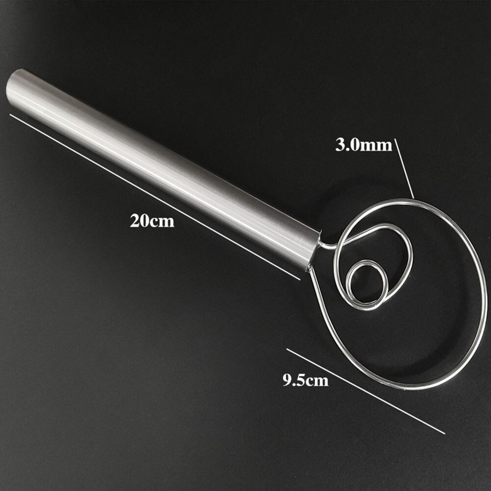 Batidor de huevos de acero inoxidable, 1 Uds., utensilio de cocina, batidor de masa, batidor Manual, batidora