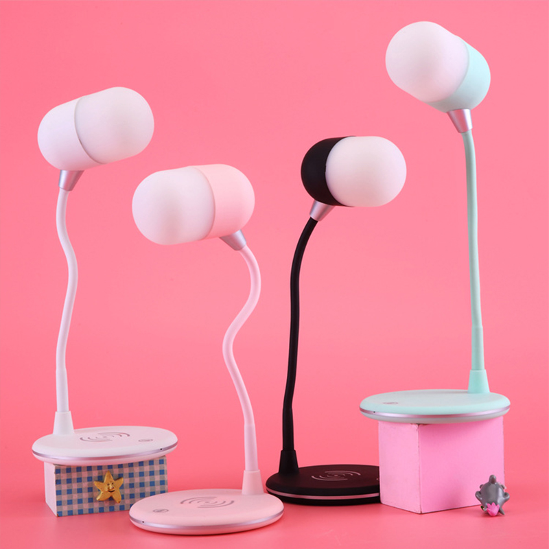 multifunctionele Mobiele Telefoon Draadloos Opladen Bluetooth Audio Tafellamp Oogbescherming Bureaulamp Te Studeren