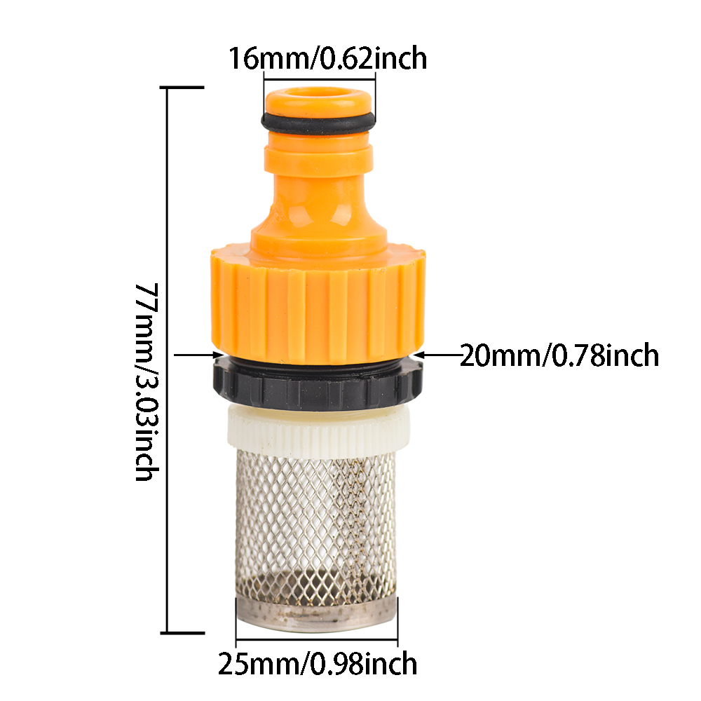 8/10//13mm Edelstahl gitter Schlauch filter Bewässerungs pumpe Filters prüh membran pumpe für Sprüh auto waschanlage Ölpumpe: Grey