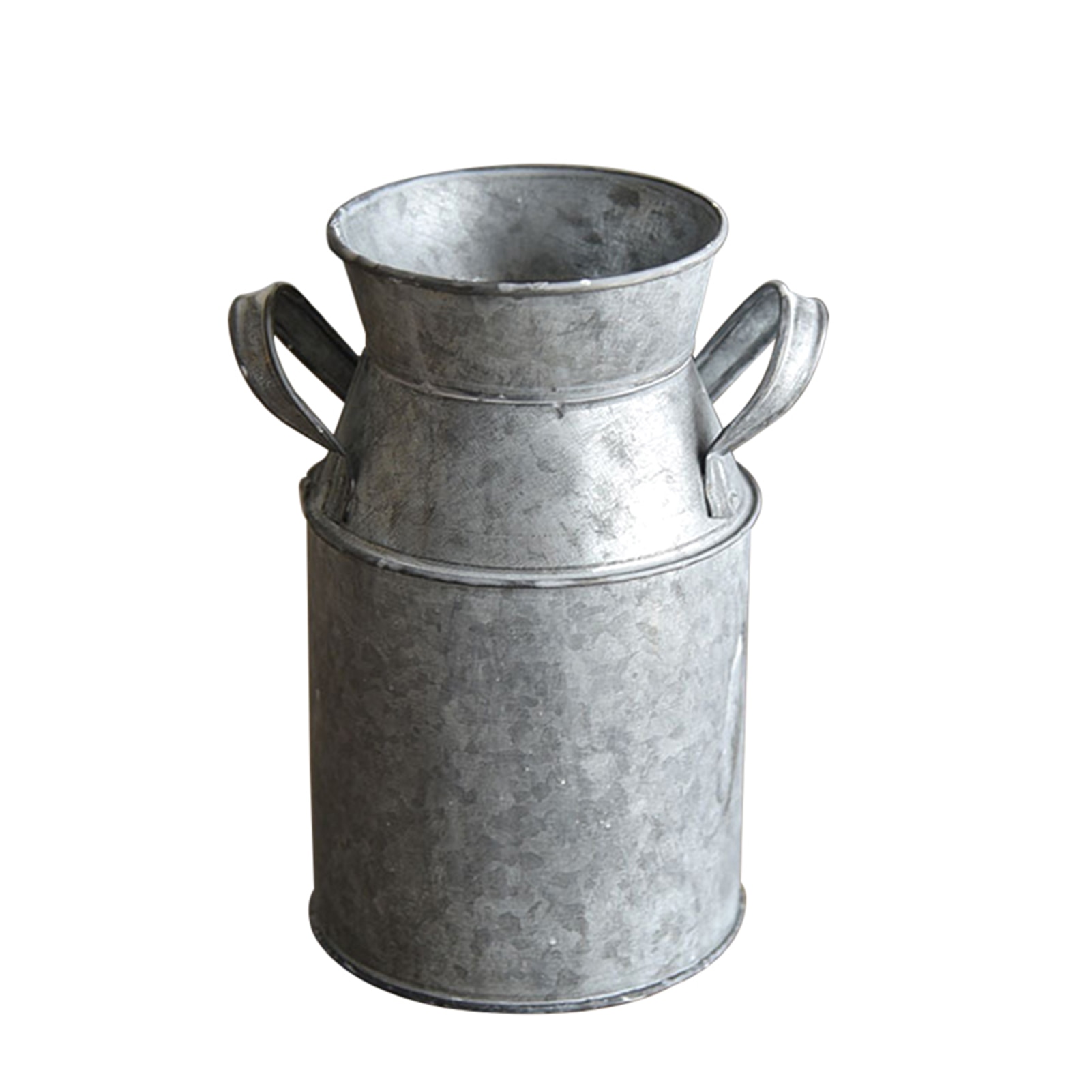 Met Handvat Balkon Desktop Home Decor Bloem Emmer Craft Melk Kan Houder Tuin Woonkamer Gegalvaniseerd Afwerking Land Rustieke