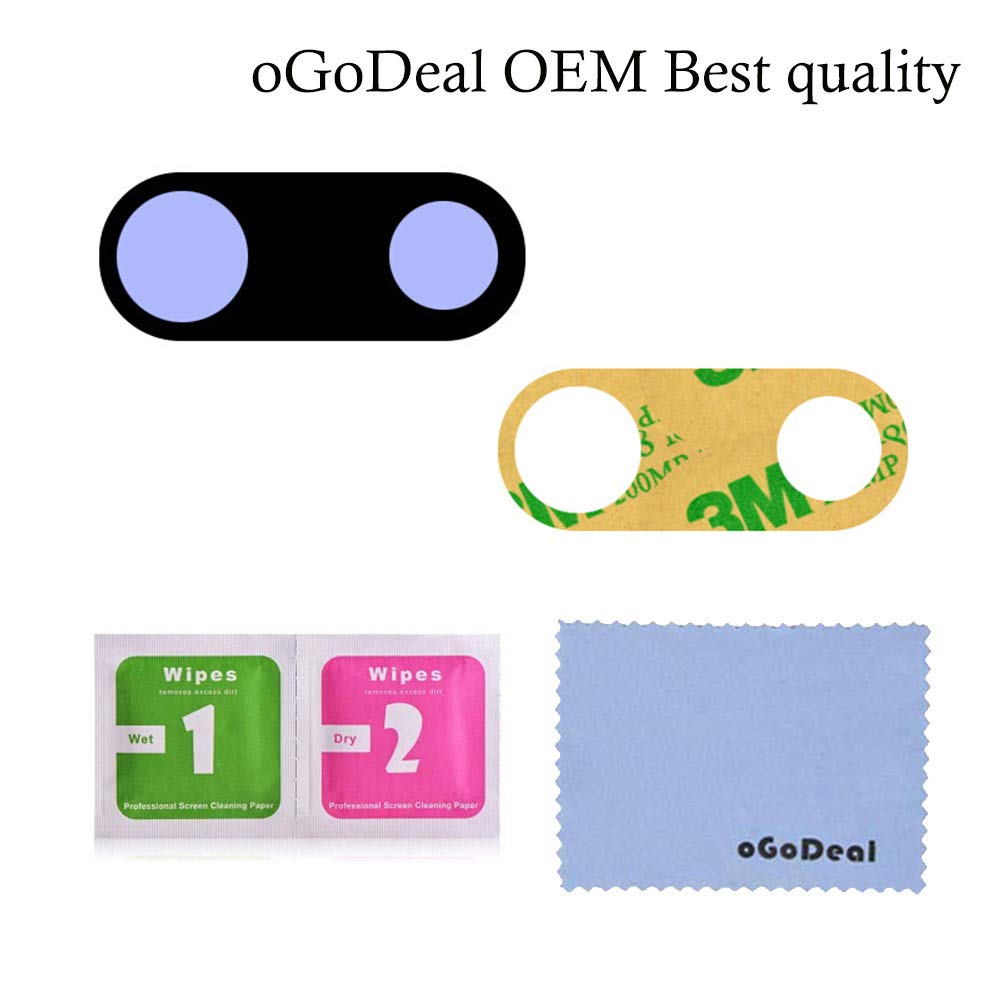 OEM Rear Back Camera Glass Lens Cover Replacement for iPhone 8 Plus and iPhone 7 Plus Original with Adhesive and Repair Tools