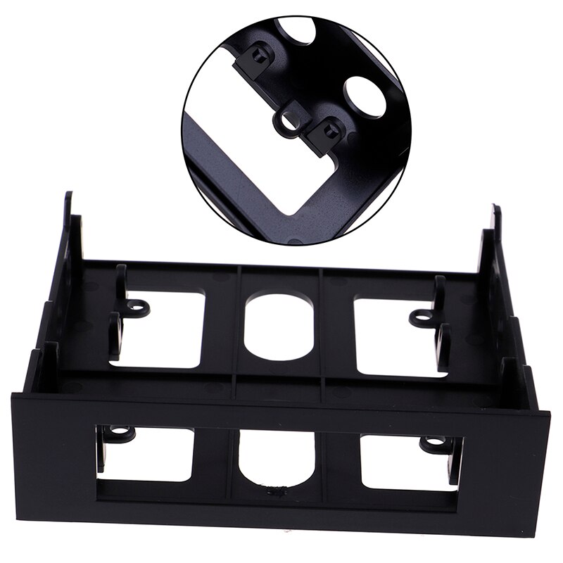 Conversor de disquete para unidade óptica, suporte de montagem para painel frontal leitor de cartão ventilador controlador de velocidade, 3.5 "a 5.25"