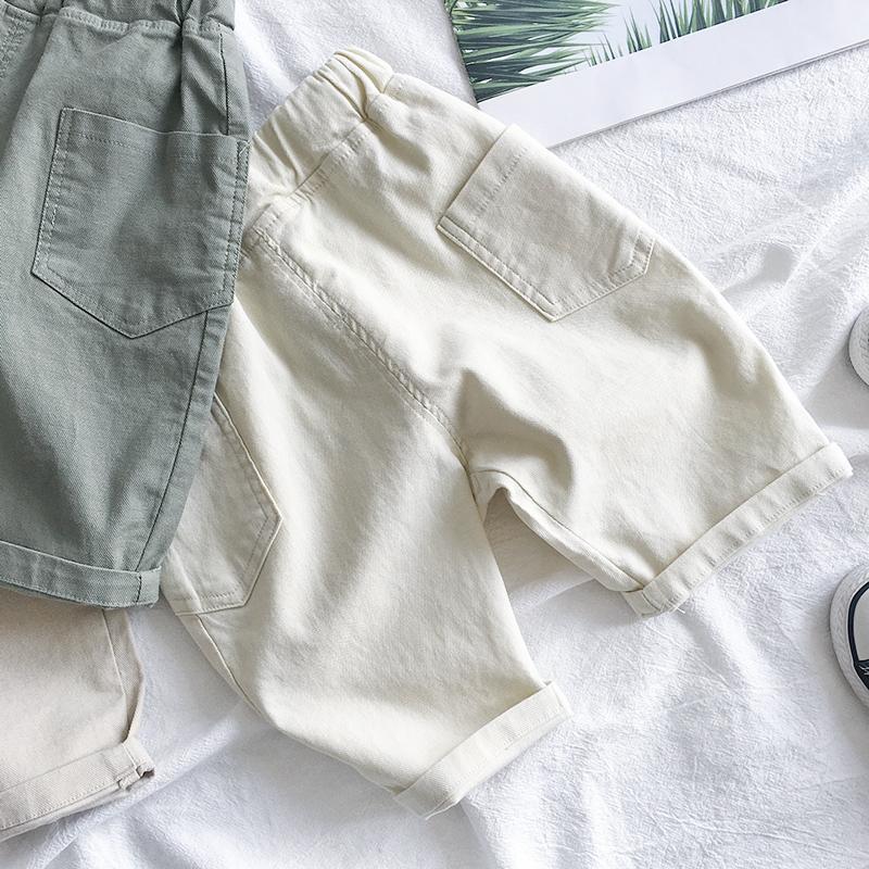 VIDMID – pantalon court ample en coton pour bébé, vêtements pour garçons, été , P5227: 1 / 2T