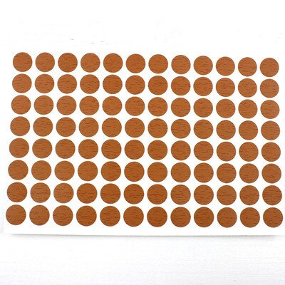 96Pcs/Sheet Pvc 15Mm Zelfklevende Decoratieve Films Meubels Schroef Cover Caps Stickers Hout Ambacht Bureau Kast ornament: 18