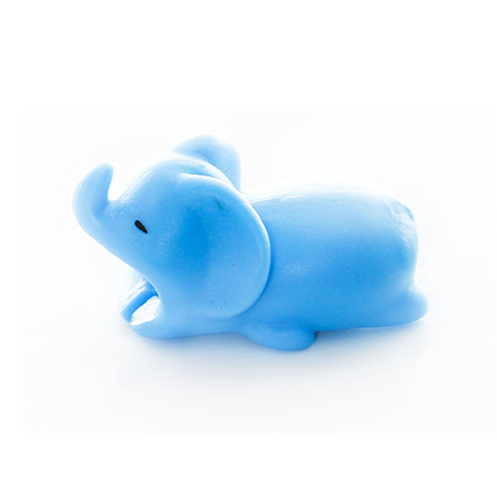 Cable Winder Cute Animal Bite Cable Protector for Cable Chompers Organizer Bites Doll Model Holder Cable Winder: Elephant