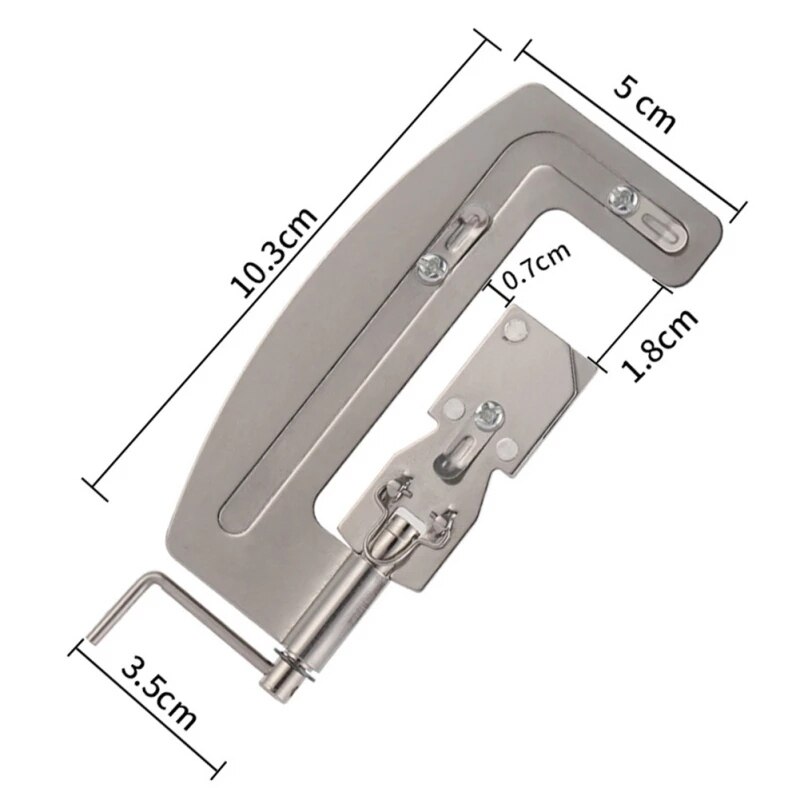 Binding Semi Automatische Vishaken Line Tier Machine Draagbare Roestvrij Staal Vis Haak Lijn Knoper Vissen Accessoires