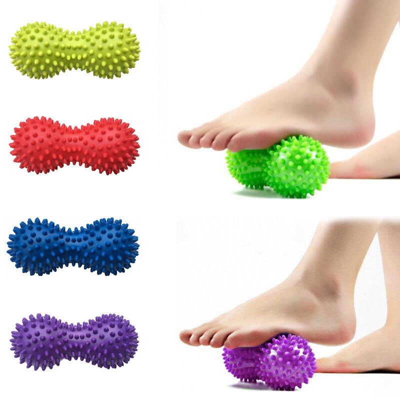 Jordnøddeform massagebold fitness sport træning kropsstress pvc fod spids muskel massage bold hånd spids fysioterapi bold