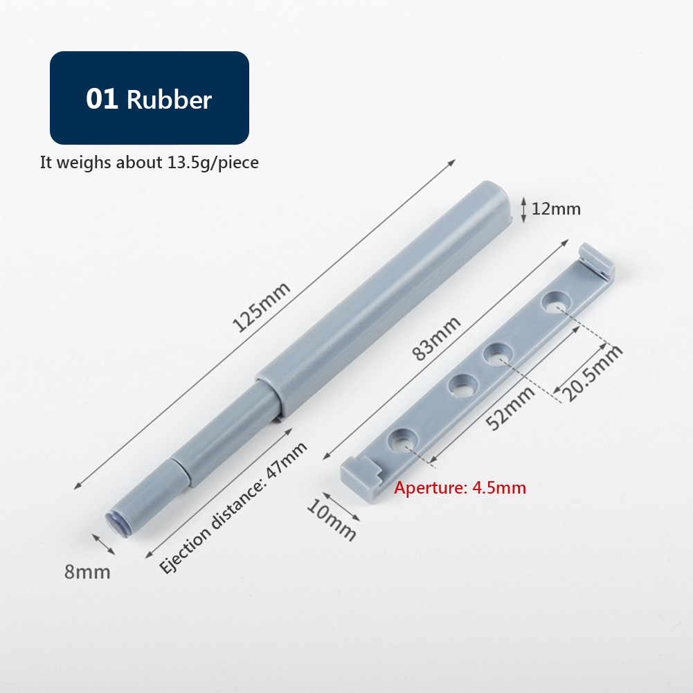 Damper Cabinet Catches Latch Cupboard Push Hidden Kitchen Pulls Stop Drawer Soft Handle Furniture Hardware Cabinet Damper Buffer: Nickel