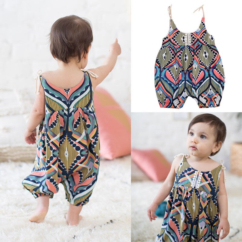 Boho Kinderbekleidung neugeborenen strampler baby baumwolle sleeveless overalls Jungen Mädchen Herbst bebes kleidung overall