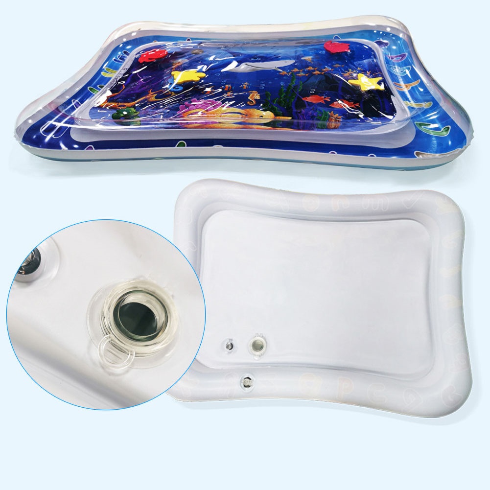 Baby Infant Sea Animal Inflatable Interactive Water Mat Summer Game Play Pad Toy