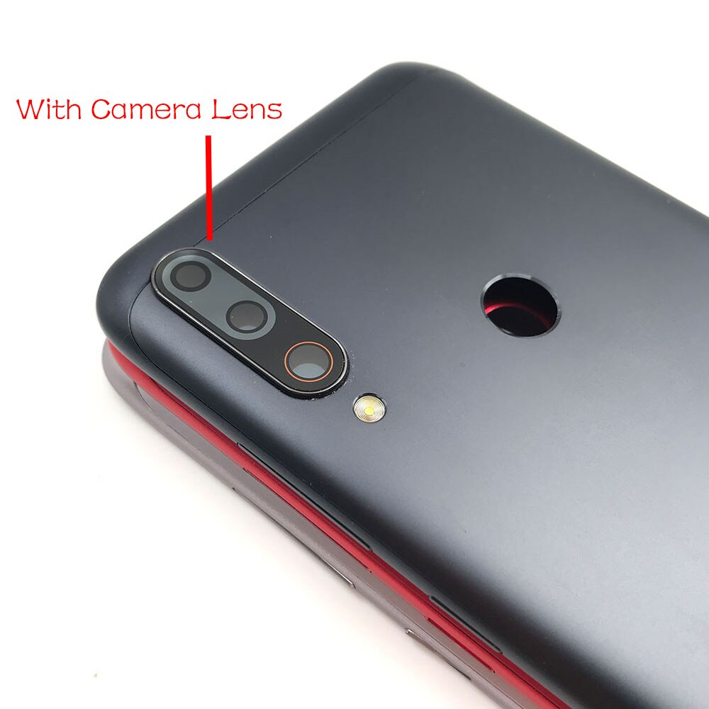 Terug Batterij Deur Achter Behuizing Cover Case + Camera Lens + Side Key + Volume Knop Voor Asus Zenfone Max plus (M2) ZB634KL A001D