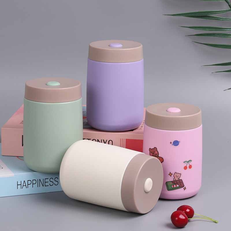 Zooobe 350Ml Leuke Thermos Lunchbox Rvs 304 Containers Thermos Voedsel Thermos Soep Thermosflessen Thermische Lunchbox