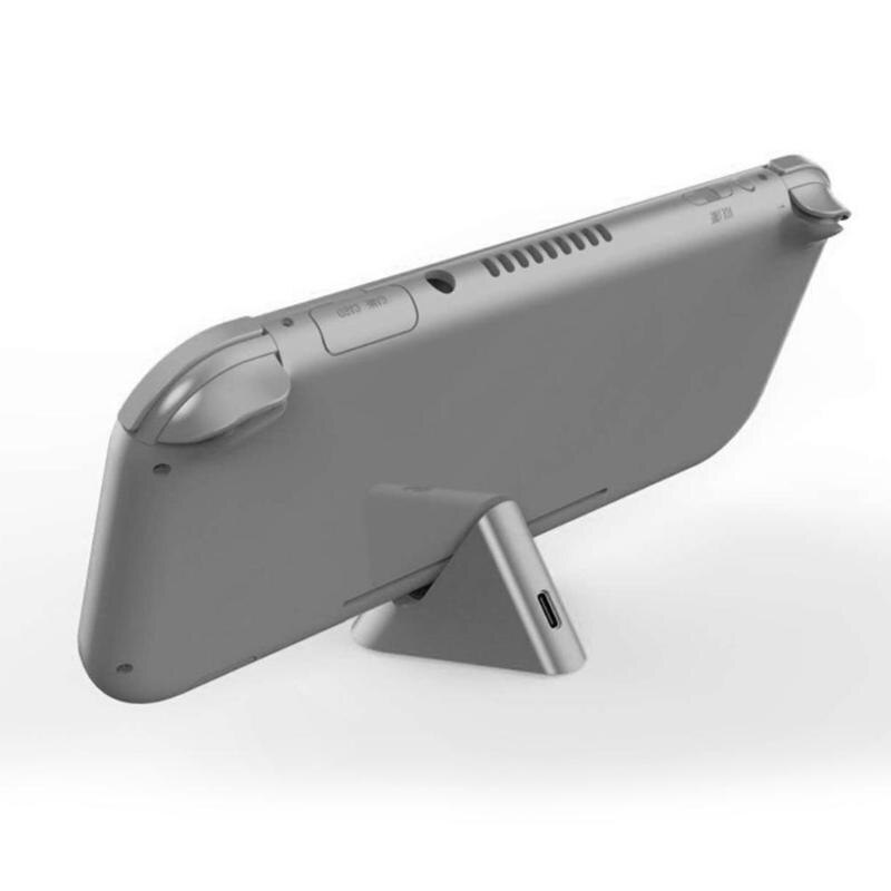 Vogek ultraleichter mini-ladeständer für nintendo switch lite konsole, typ-c-ladestation, universell für switch lite controller