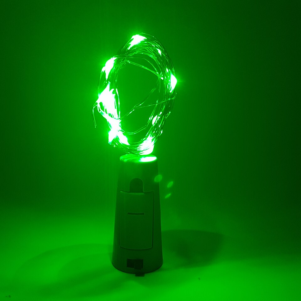 2M 20 Led Glass Wine Bottle Cork Stopper Lights LED Light String Cork Stopper Garland Fairy Light Christmas Party Decoration