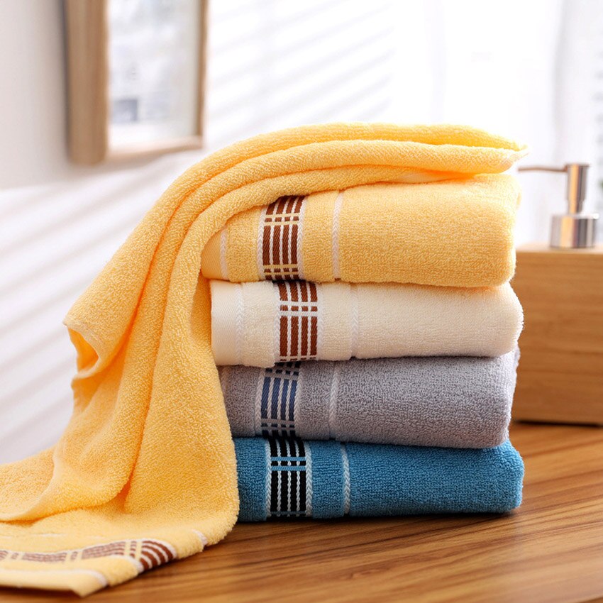 rein Baumwolle gestreift Handtuch Pro Erwachsene Vs Haushalt Bad Handtücher schnell-Trocknen Sanft waschen Gesicht Handtuch hoch Absorption Havlu