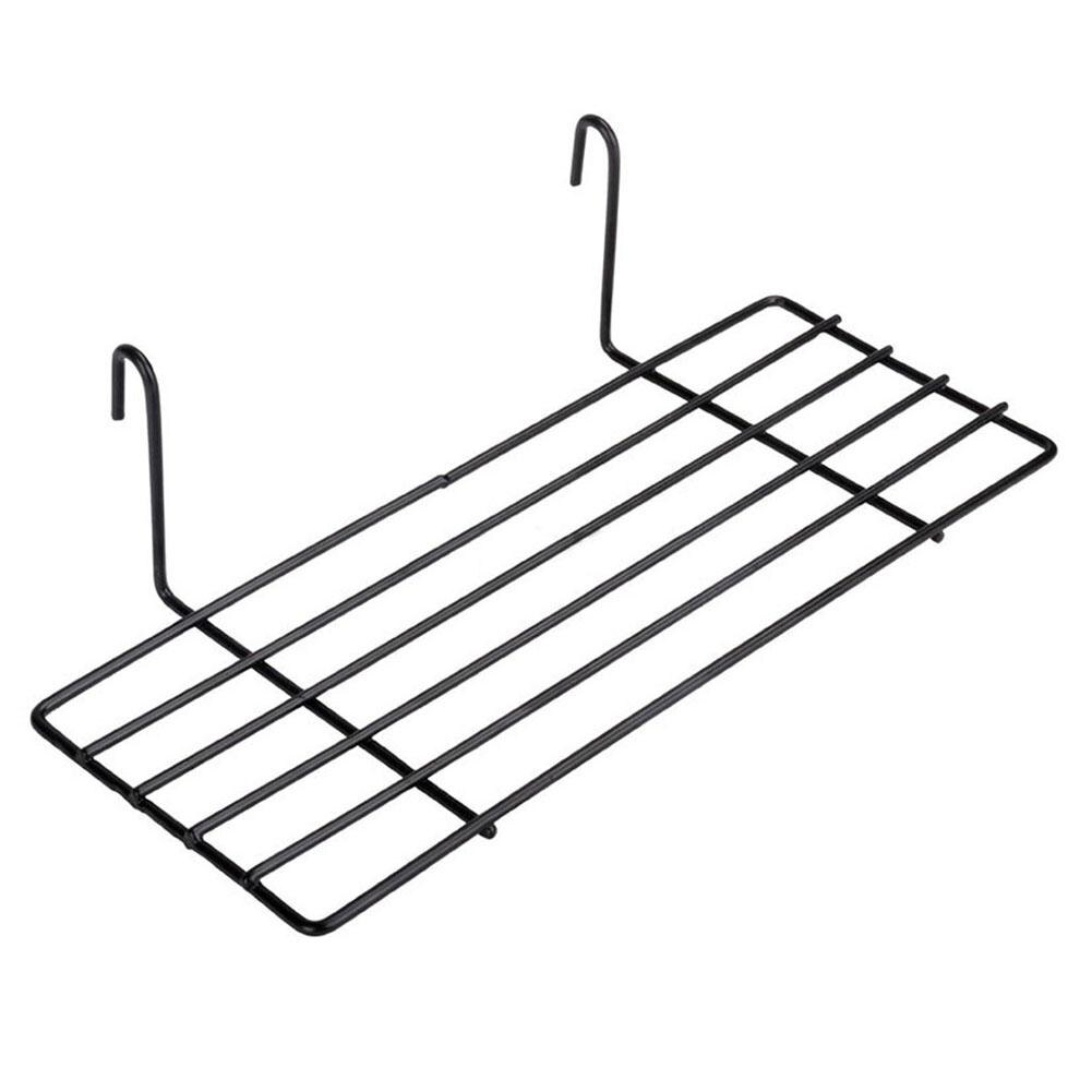 Wall Decoration Iron Frame Hanging Rack Wall Display Storage Box Multifunction Mesh Wire Metal Wall Shelf