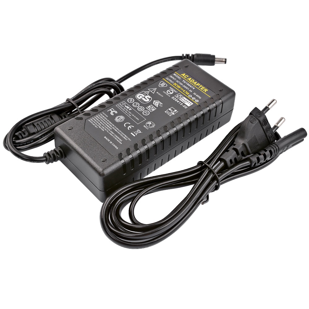 AIYIMA-Adaptador de AC100V-240V de 19V, DC19V 4.74A, enchufe europeo y estadounidense, cargador de fuente de alimentación de 5,5x2,2 MM para amplificador de potencia de ordenador portátil