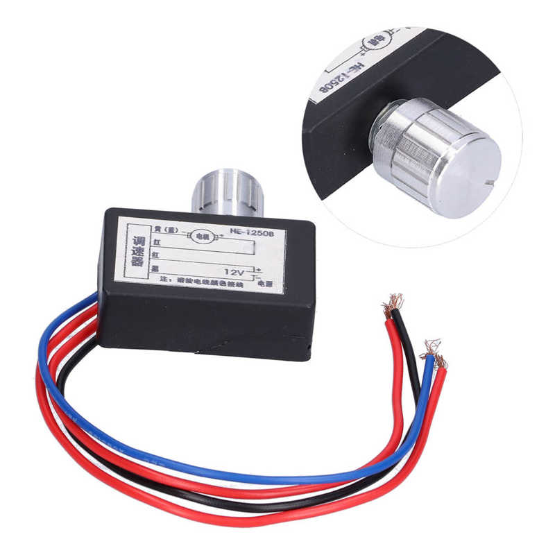 DC Speed Controllers Electronic Speed Switch PWM Monitor Dimmer Governor DC Motor Speed Controller for DC Motor Speed Control