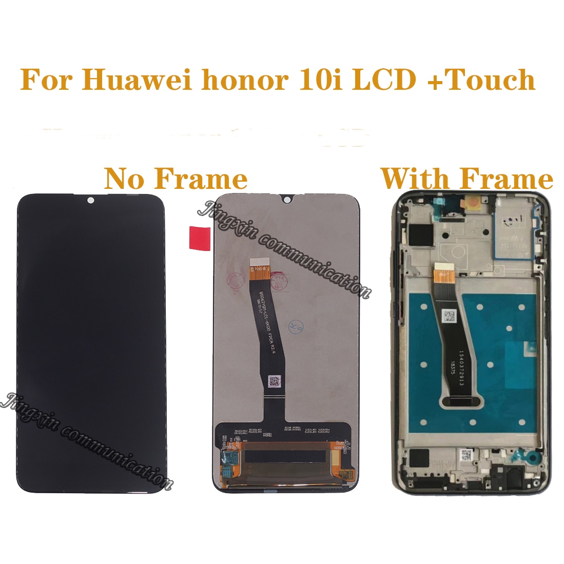 6.21 "Original display for Huawei honor 10i HRY-LX1T display + touch screen digitizer component for honor 10 I LCD repair parts