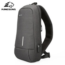 Kingsons KS3173w 10.1 inch Chest Backpack For Men Women Casual Crossbody Bag Casual Style Travel Business Backpack