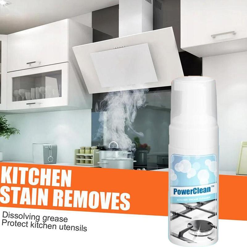 30Ml Powerclean Kitchen Grease Cleaner Cleaning Kitchen Grease Cleanerall-Purpose Rust Cleaner Bubble Household Cleaning