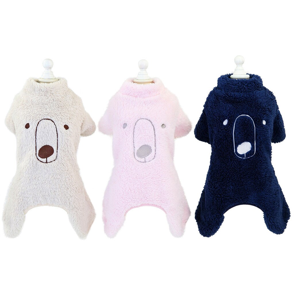 Winter Casual Adidog Pet Dog Kleding Capuchon Jas Kleding Voor Hond Leuke Soft Casual Cartoon Print # g5