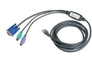 Avocent KVM switch CAT 5 integrated access cable PS2IAC-7 LAN to VGA and PS