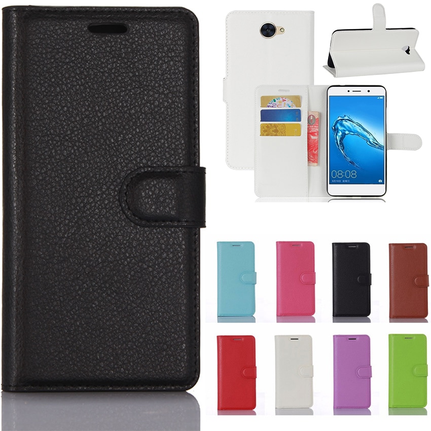 Voor Huawei Y7 Case 5.5 Inch Luxe Wallet Pu Leer Phone Case Voor Huawei Y7 Y 7 Case Flip beschermhoes Terug Zak Huid