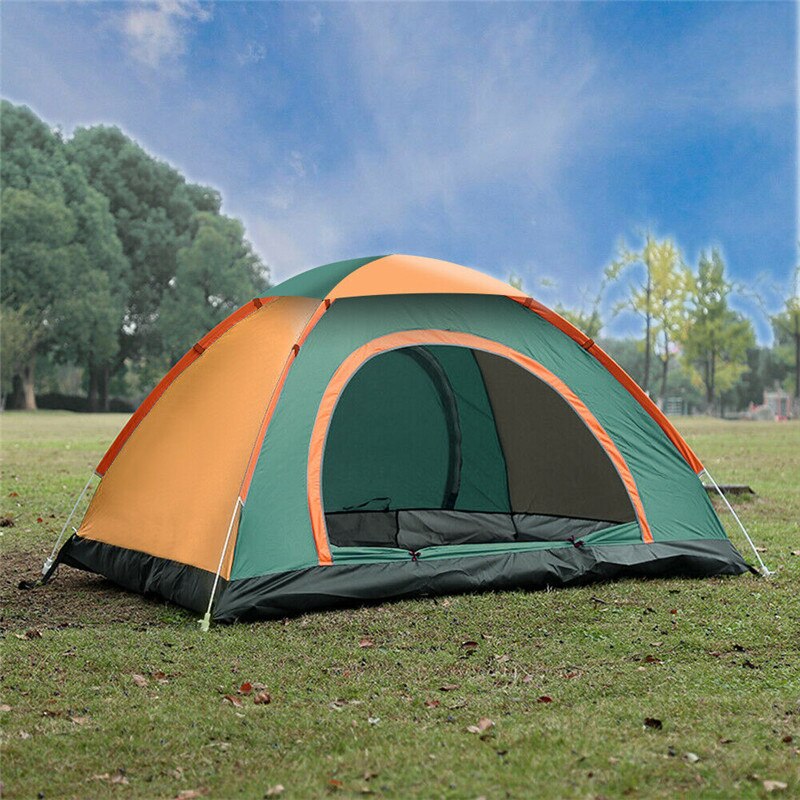 Automatic Tents 3-4 Person Auto Pop Up Tents Family Tent Beach Tent Waterproof Camping Hiking Tent Waterproof Large Family Tent