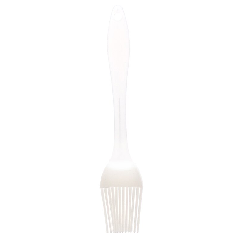 1 x pensel silikon bakning bakeware bröd kockborstar bakverk olja bbq basting borste verktyg: Vit