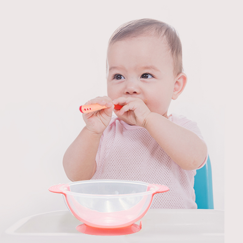 Bol d'alimentation pour bébé bol de riz pour enfant avec cuillère assiette à dîner mignon enfants bébé dessin animé nourriture vaisselle enfants manger bol d'entraînement