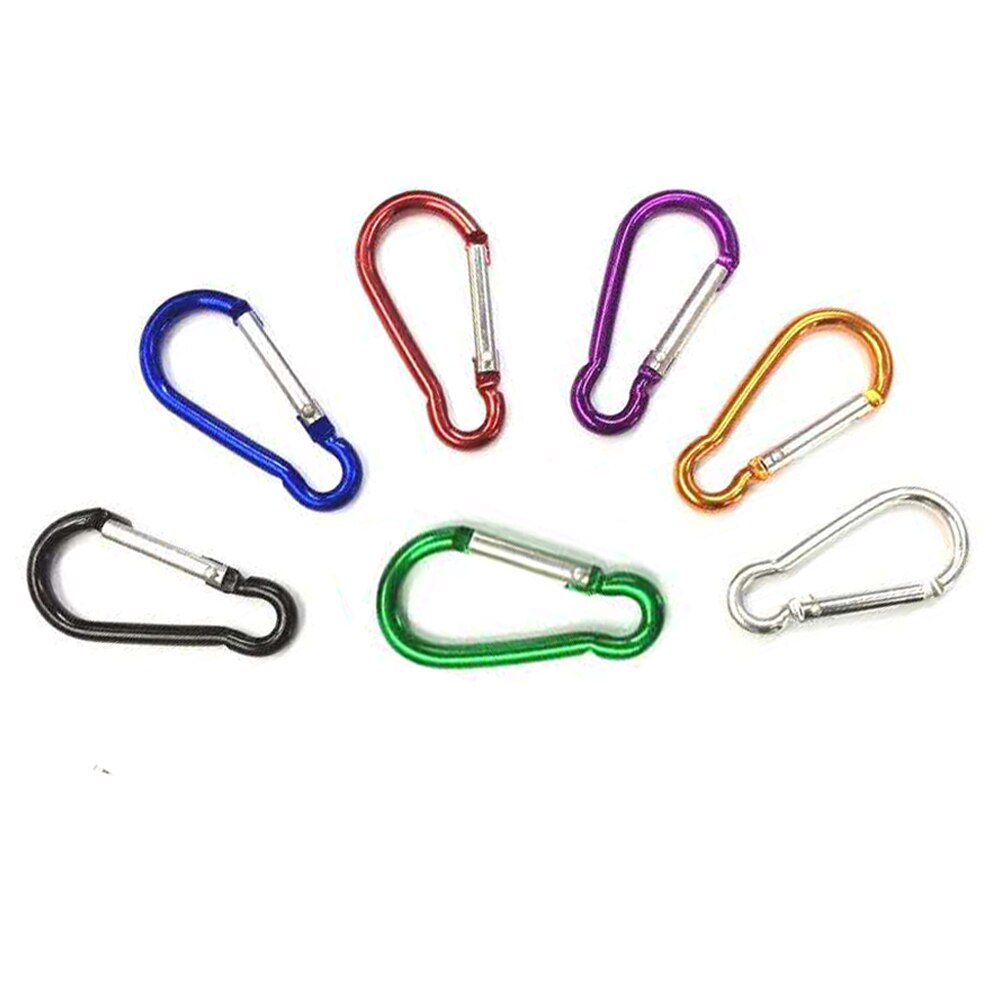 1 Uds 6 color plegable borde negro y el gato recipiente para mascotas beber tazón alimentación tazón de plástico al aire libre viajes colgar para comida: Carabiner