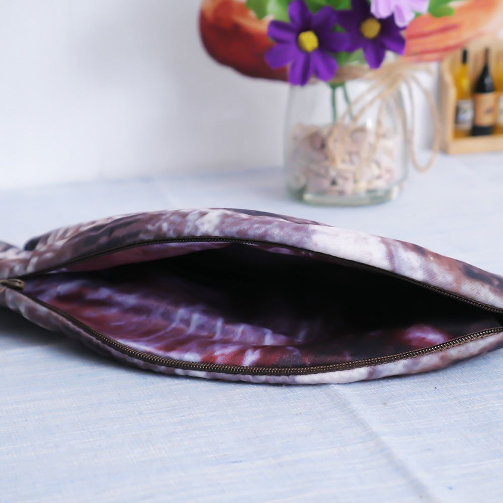 1Pcs Carp Fish Shaped Zipper Pencil Case Bag Make up Holder Storage Pouch Pen Pencil Case Stationery School Supplies Funny