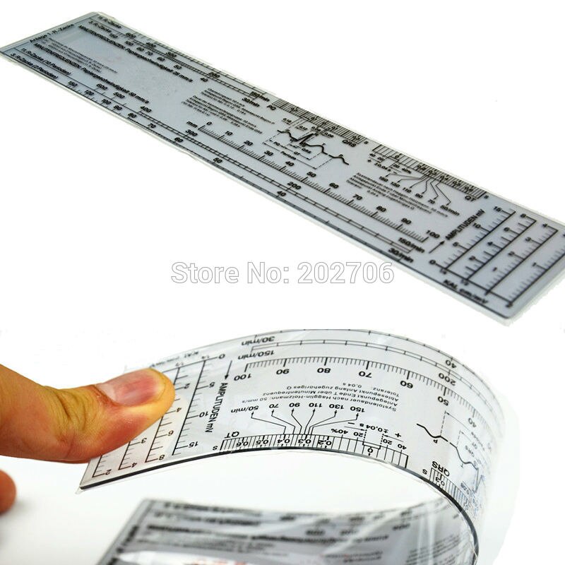 200mm pvc ekg linjal lager varor med billigaste priset! 5 st / parti