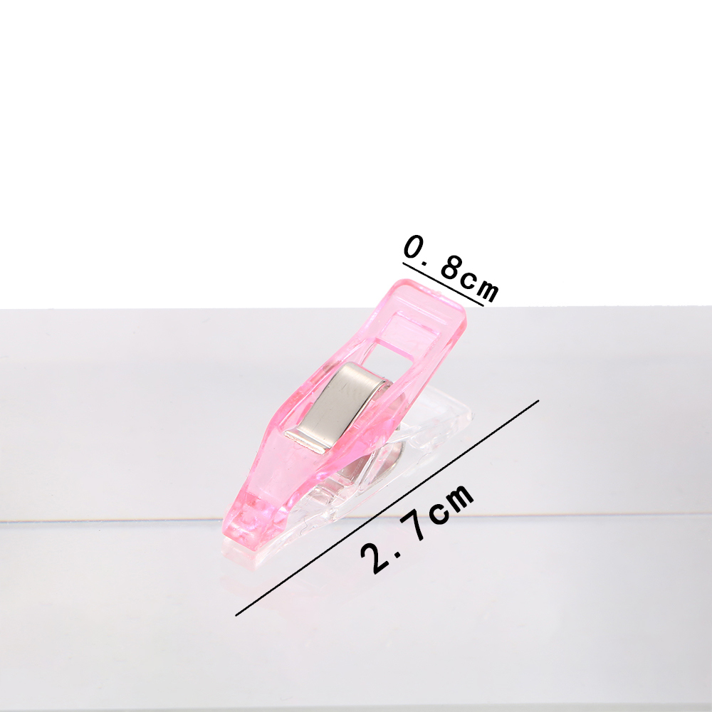 30pcs/lot Mix Color Clothes Hanging Clips Plastic DIY Patchwork Sewing Quilting Hemming Clips Apparel Garment Fabric Clips