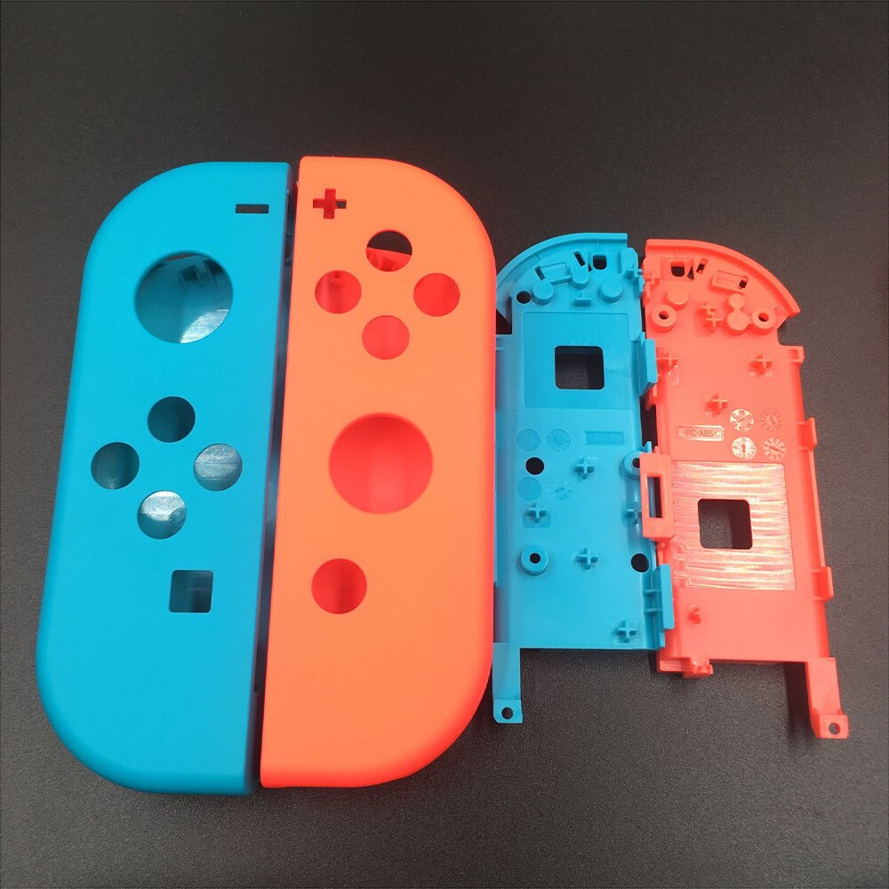 Custodia Borsette Della Copertura di Caso per Nintend Interruttore NS Controller Joy-Con Trasparente di Ricambio Custodie per Nintendo Interruttore di Protezione: Colore rosa