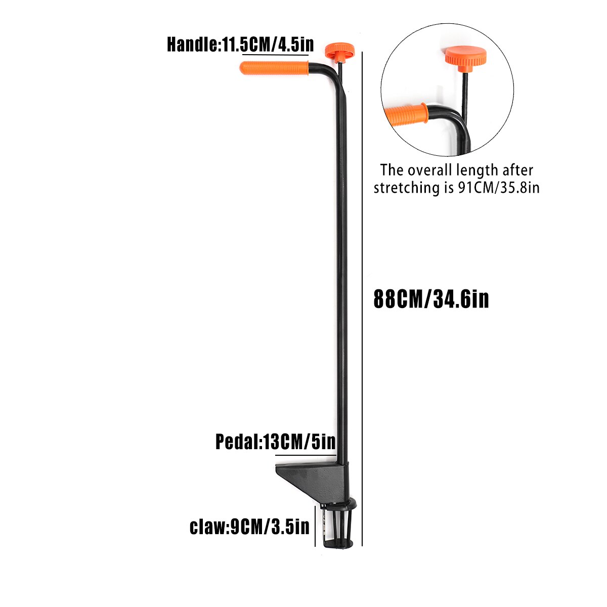 Weeder Killer Tool Portable Long Handle Lightweight Claw Weeed Manual Outdoor Stand Up Garden Lawn Weeed Puller Root Remover