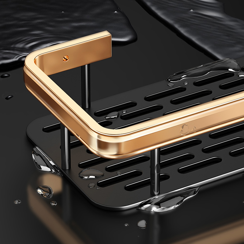 Bathroom Storage Shelf Punch-free Shampoo Shower Storage Rack Kitchen Holder Toilet Kitchen Organizer Bathroom Accessories Set