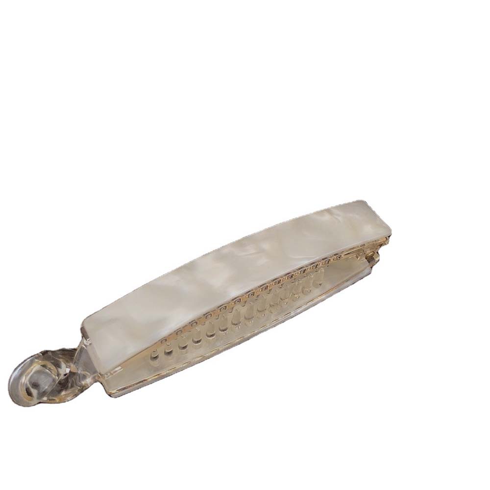 Temperament DIY Accessories Acetic Acid Korean Hair Accessories Banana Clips Ponytail Holder Hairpins Hair Clip: Silver