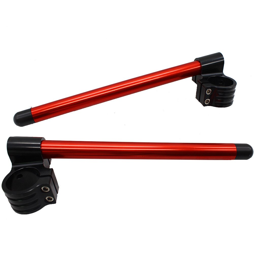 ROOD 31 33 35 36 37 41 43 45 48 50 51 52 53 54mm Motorcycle Stuur Rised Riser clipon Clip On Clip-ons Vork Handvat Bar Clamp