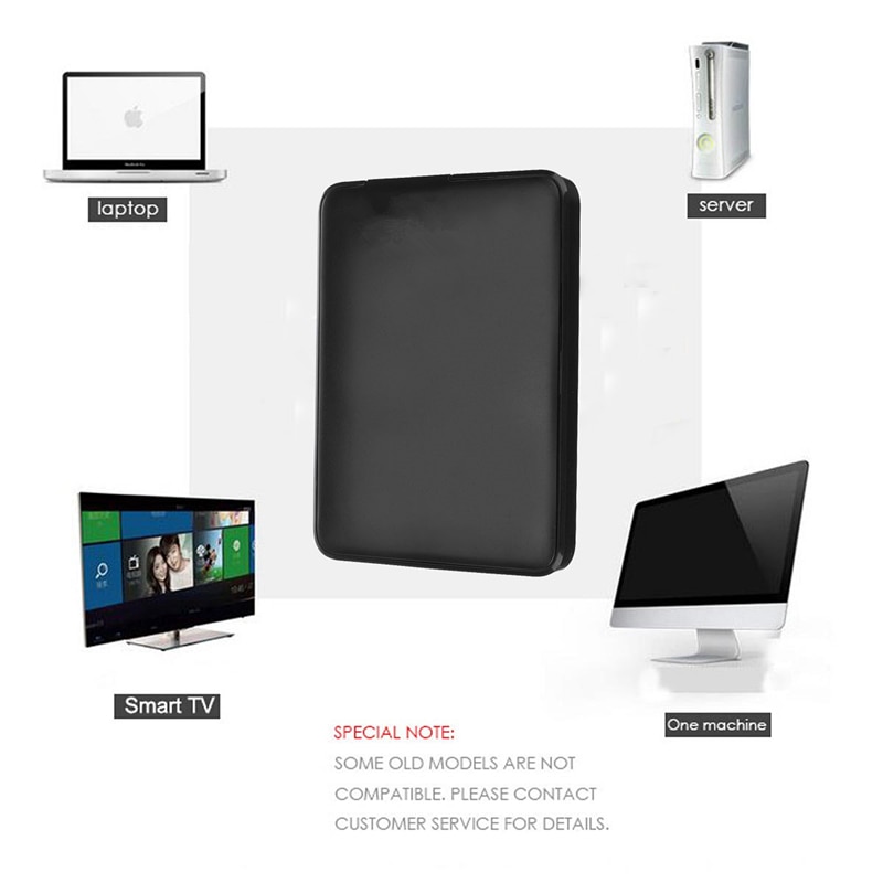 External Hard Drive USB3.0 HDD HD Hard Disk 1TB/2TB Mobile Hard Disk HDD Storage Devices For Macs Computer Desk Laptop