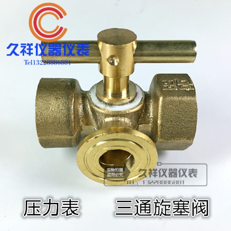 Y-100 fire hose pressure gauge 0-1.6mpa large surface 2.5mpa ball valve buffer tube plug valve