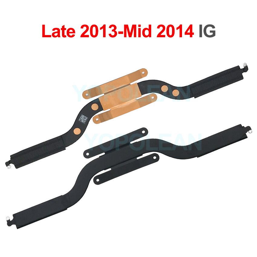 Original Laptop heatsink for MacBook Pro Retain A1398 Heat Sink CPU Cooling Year: Late2013-Mid2014 IG