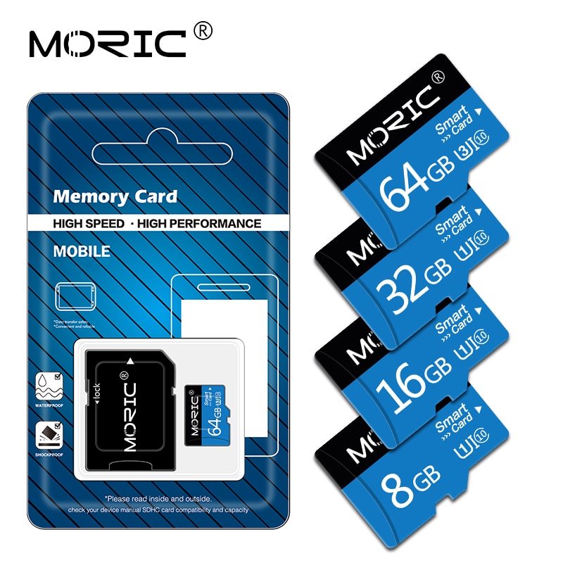 Carte mémoire haute vitesse class10 8GB 16GB 32GB carte micro sd 64GB 128GB tarjeta microsd 32gb mini carte TF 4GB avec adaptateur gratuit