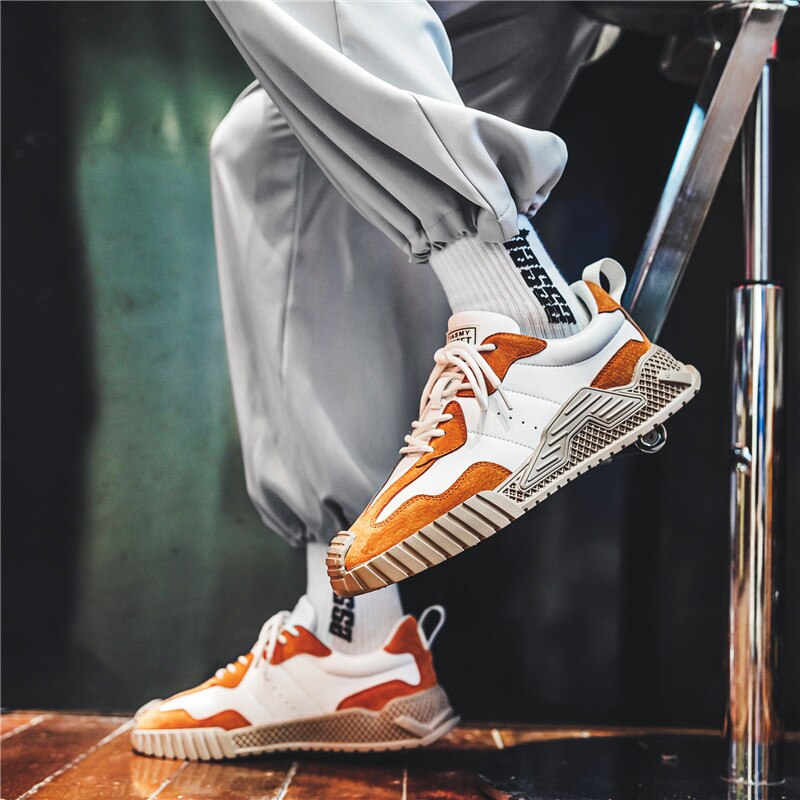 Original skor män chunky färgglada herr sneakers trendiga hip-hop lågskurna sport sneakers skor zapatillas de deporte
